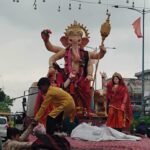 सुरक्षा व्यवस्था के बीच हिर्रवाह और तेलगवा में हुआ गणेश प्रतिमा विसर्जन