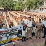 उत्कृष्ट विद्यालय बैढ़न में यातायात जागरूकता कार्यक्रम, छात्रों को बताए सड़क सुरक्षा के नियम