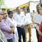 राज्यमंत्री (स्वतंत्र प्रभार) श्रीमती गौर ने अवधपुरी में किया सड़कों का निरीक्षण