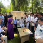 नर्सिंग विद्यार्थियों ने उप मुख्यमंत्री श्री शुक्ल का जताया आभार