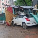 तेज रफ्तार कार होटल में घुसी, अधिवक्ता की मौत