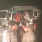 जयंत खदान में दो ट्रेलरों की भिड़ंत, चालक की मौत; गैस कटर से काटकर निकाला गया शव