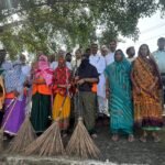 गांधी जयंती पर तुलसी ढोटी में चला स्वच्छता अभियान
