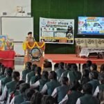 सरस्वती स्कूल बिलौंजी में यातायात जागरूकता कार्यक्रम आयोजित