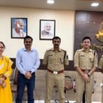 स्थानांतरण पर डीएसपी राकेश साहू और अर्चना द्विवेदी को दी गई विदाई