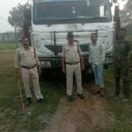 अवैध रेत परिवहन पर खनिज विभाग की कार्रवाई, 4 वाहन जप्त