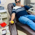 डायलिसिस करा रहे मरीज के लिए संजय खान फरदीन ने 24वीं बार किया रक्तदान