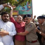 ज्ञानेश कुमार के इस्तीफे की मांग पर चंडीगढ़ में आप का प्रदर्शन, मनीष सिसोदिया समेत कई नेता हिरासत में