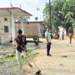 नवरात्रि के प्रथम दिन वार्ड-36 में चला स्वच्छता अभियान, पूजा पंडालों और मंदिरों की कराई गई सफाई
