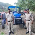 खनिज विभाग की बड़ी कार्रवाई, गिट्टी-रेत और कोयले के अवैध परिवहन में लगे तीन ट्रैक्टर-ट्रॉली जब्त