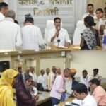 जनसुनवाई में पहुंचे फरियादियों की समस्याएं सुनीं प्रभारी कलेक्टर संघप्रिय ने