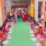 प्रयाग पथ पर कन्या भोज, आज हवन और कल भंडारे के बाद होगा मां दुर्गा की प्रतिमा का विसर्जन