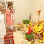 राज्यपाल श्री पटेल ने महानवमी पर किया कन्या-पूजन